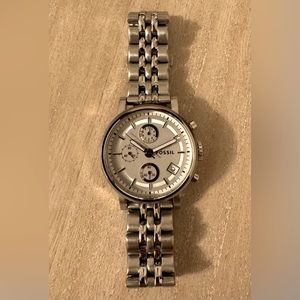 Fossil Watch Silver Color
